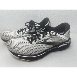 Brooks Adrenaline GTS 22 Women's  8.5B Running Shoes - White & Black